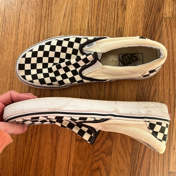 Men’s Black and White Checkered Vans - Picture 11 of 13